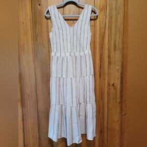 Wonderly Striped Sleeveless Maxi Dress